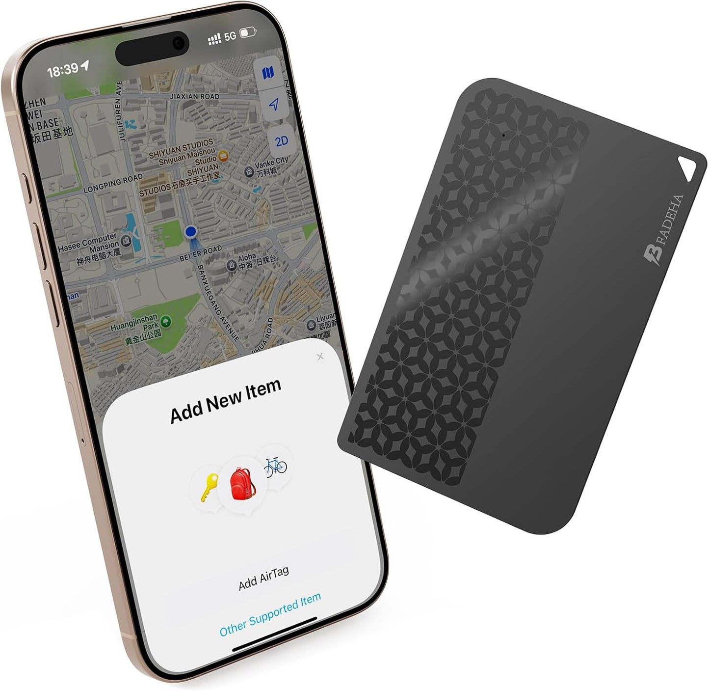 2026 Apple MFi Certified Wallet Tracker Smart Card for Find My iPhone Ultra Thin Air Tracker Tag for Travel, 5 Years+ Staying Power, IP69 Waterproof, Key Finder & Item Locator for Keys, Bags, Passport - Image 1