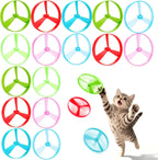 BABORUI Cat Toy Disc Launcher, Rechargeable Interactive Cat Fetch Toy Launcher with 8 Flying Discs, Flying Enrichment Toys for Indoor Bored Kittens & Adult Cats (Yellow) - Image 11