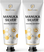 Manuka Honey Ointment 500+ MGO - Dog Hot Spot Treatment for Scratches, Burns, Irritations - Cat Wound Care with 55-PPM Colloidal Silver for Dogs - Manuka + Silver Healing Ointment in a 2-oz Tube - Image 9