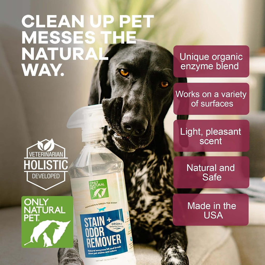 Close up of Only Natural Pet enzyme formula label details
