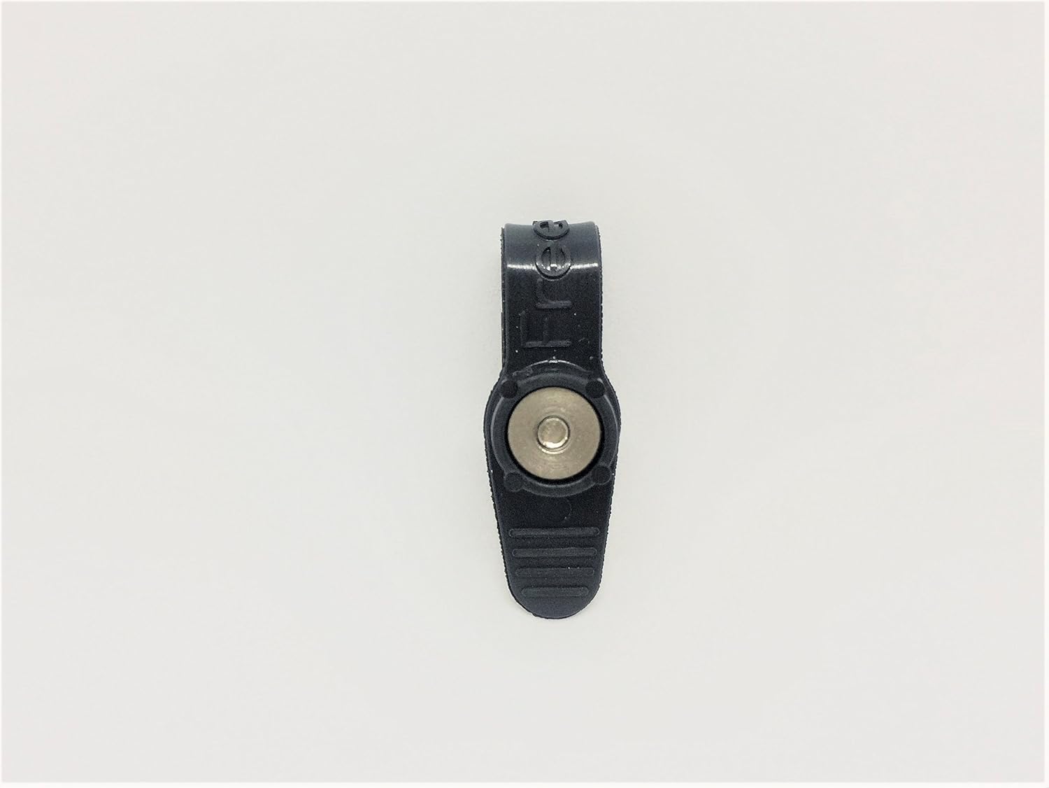 Waterproof flexible plastic pet tag silencer strap close up view