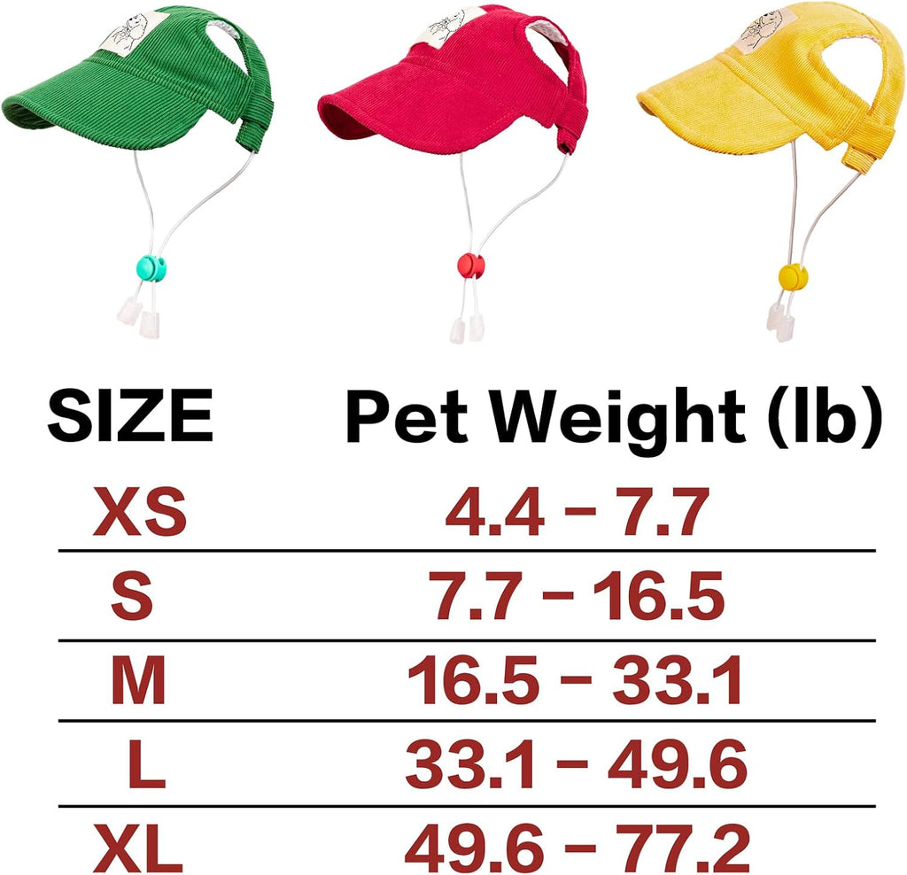 Adjustable puppy outdoor sun hat side profile