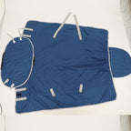 Side profile of BabyFoxy winter turnout sheet showing shoulder gussets