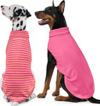 KYEESE 2Pack Dog Sweater Soft Dogs Clothes Warm Pets Clothes Turtleneck Pets Coats Dog Sweaters for Small Dogs Girl Pullover Small Pet Sweaters Stretchy Pet Sweatshirt - Image 11
