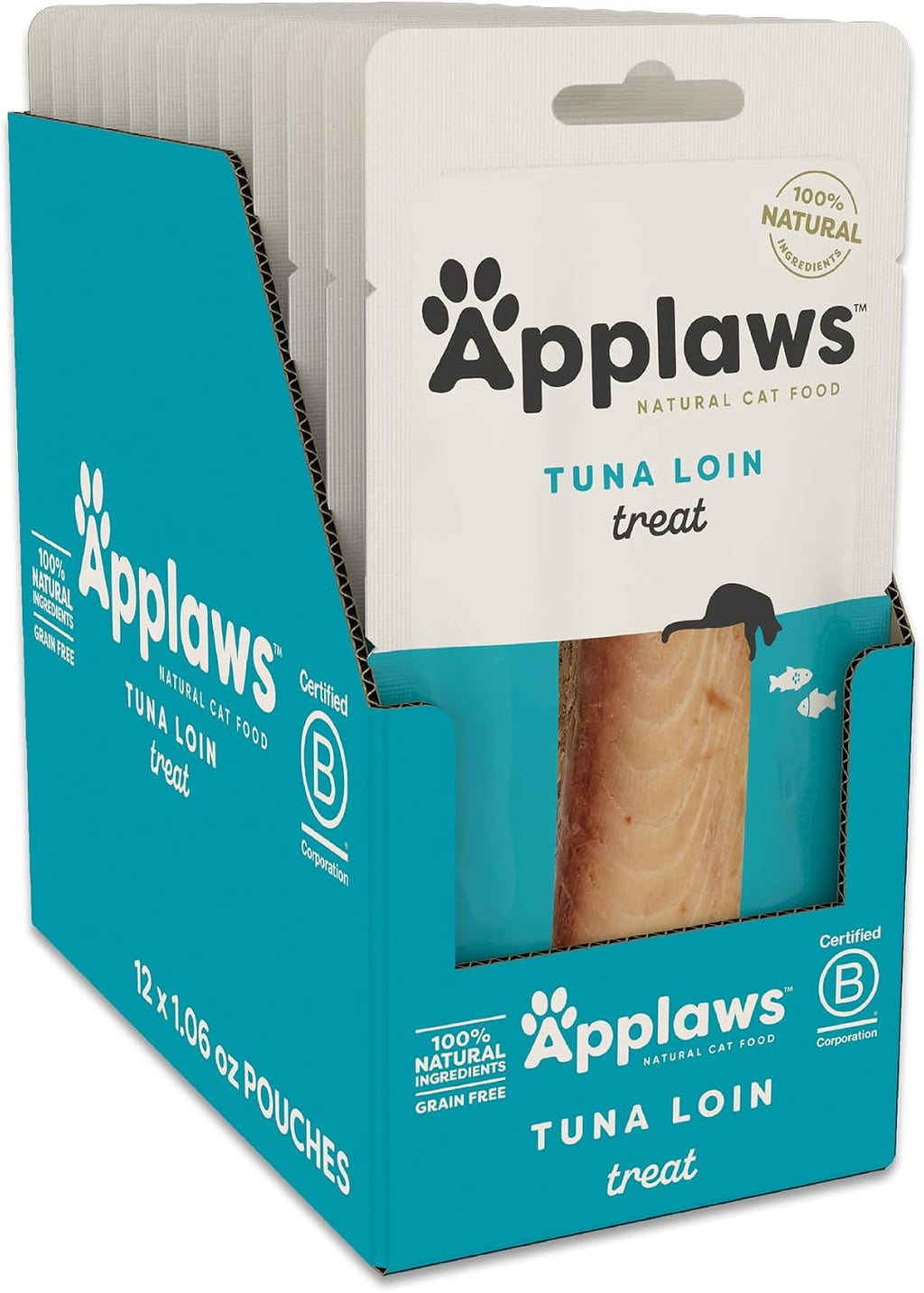 Premium imported tuna loin treats for cats