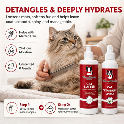 Warren London Cat Detangler Spray for matted feline fur removal