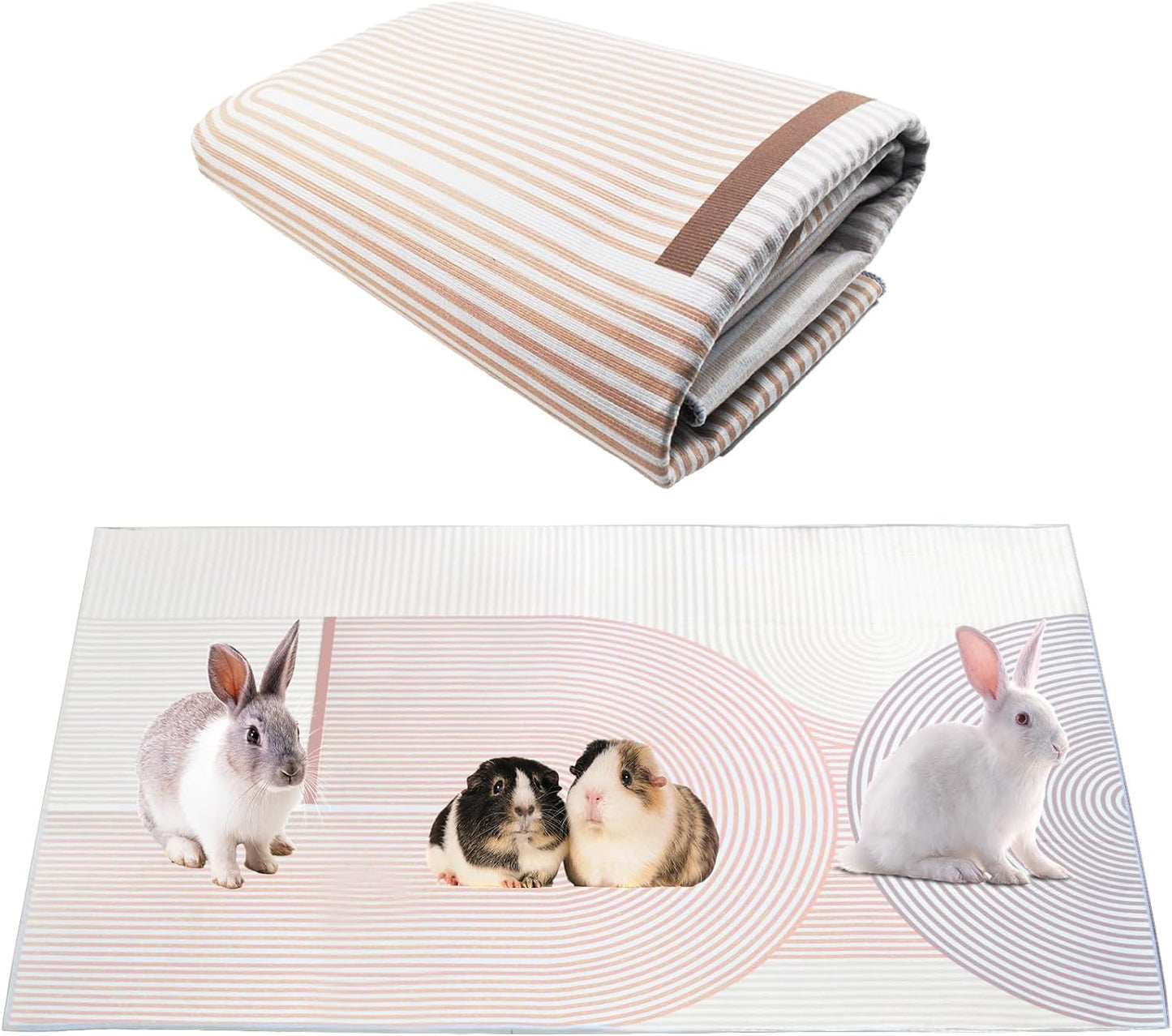 kathson 100 Piece Rabbit Pee Pads,Disposable Pet Pees Pad,Cage Black Carbon Liner,Super Absorbent Leak Proof Cushion Reduce Odor Bunny Training Accessories for Puppy Kitten Hamsters Hedgehog(S) - Image 11