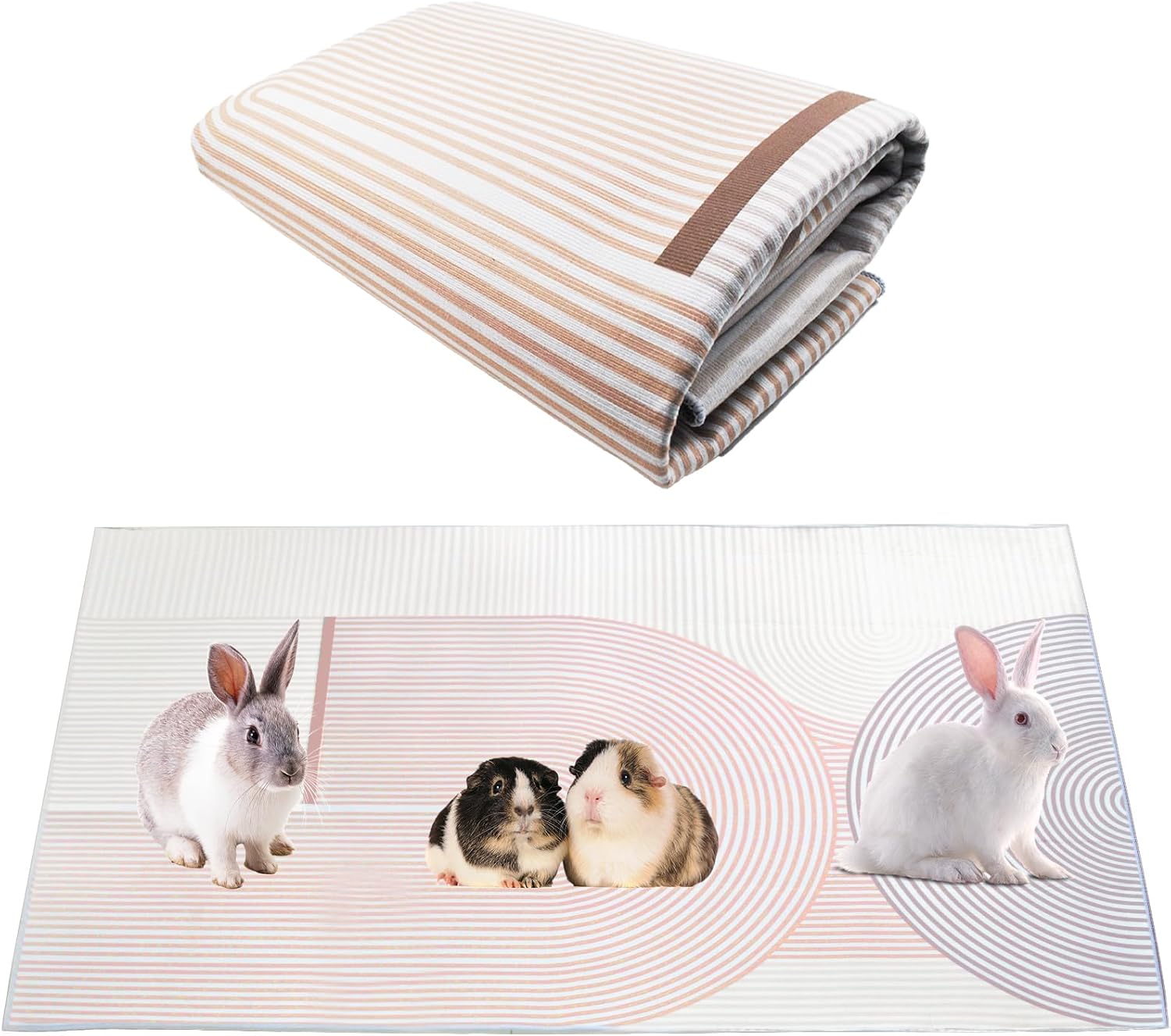 kathson 100 Piece Rabbit Pee Pads,Disposable Pet Pees Pad,Cage Black Carbon Liner,Super Absorbent Leak Proof Cushion Reduce Odor Bunny Training Accessories for Puppy Kitten Hamsters Hedgehog(S) - Image 11