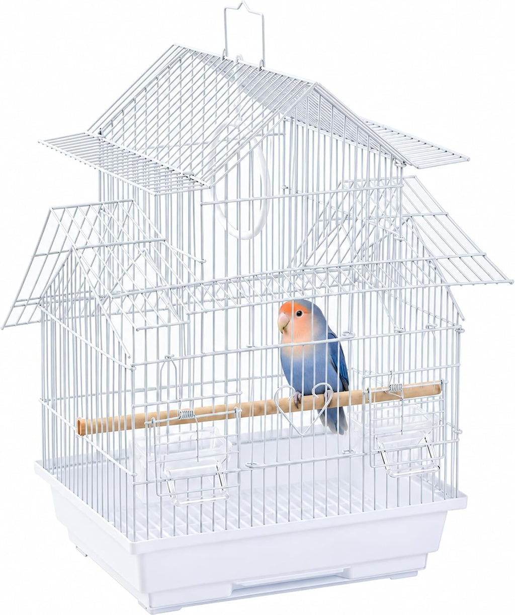 Small Bird Cage, Lightweight Hanging Travel Cage with Removable Tray - Image 10