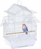 Small Bird Cage, Lightweight Hanging Travel Cage with Removable Tray - Image 10