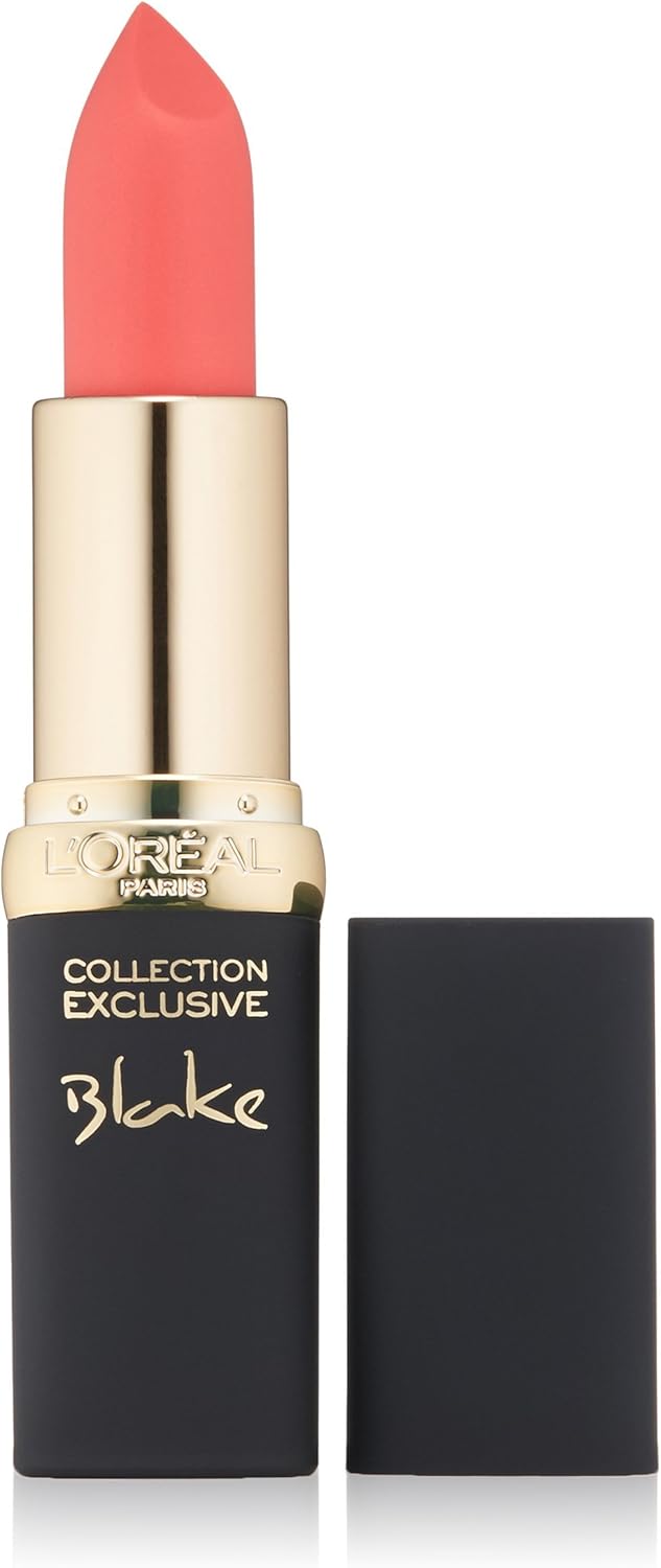 L'Oreal Paris Collection Exclusive Liya's Nude lipstick tube open showing caramel brown shade