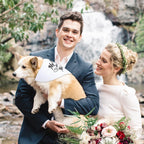 SZEE high quality printed announcement scarves for engagement photography props