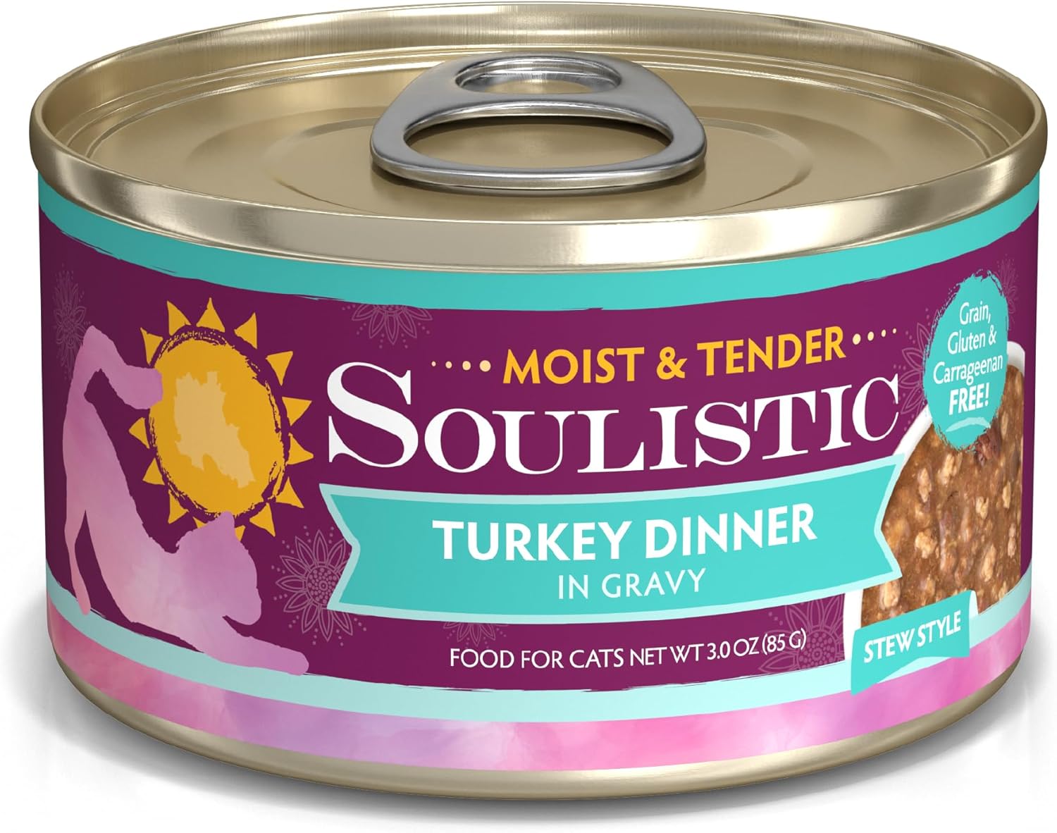 Soulistic Moist and Tender, Salmon Dinner in Gravy, 5.5oz Can, Pack of 8 - Image 14