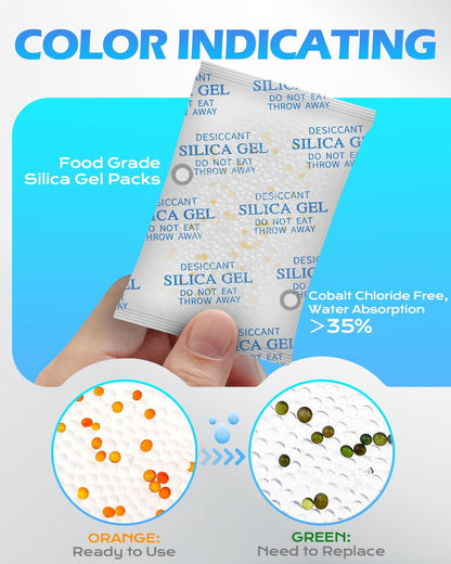 Individual desiccant packets for cat and dog food freshness