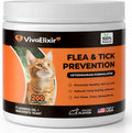 Carmelie VivaElixir Flea and Tick Prevention for cats front bottle view