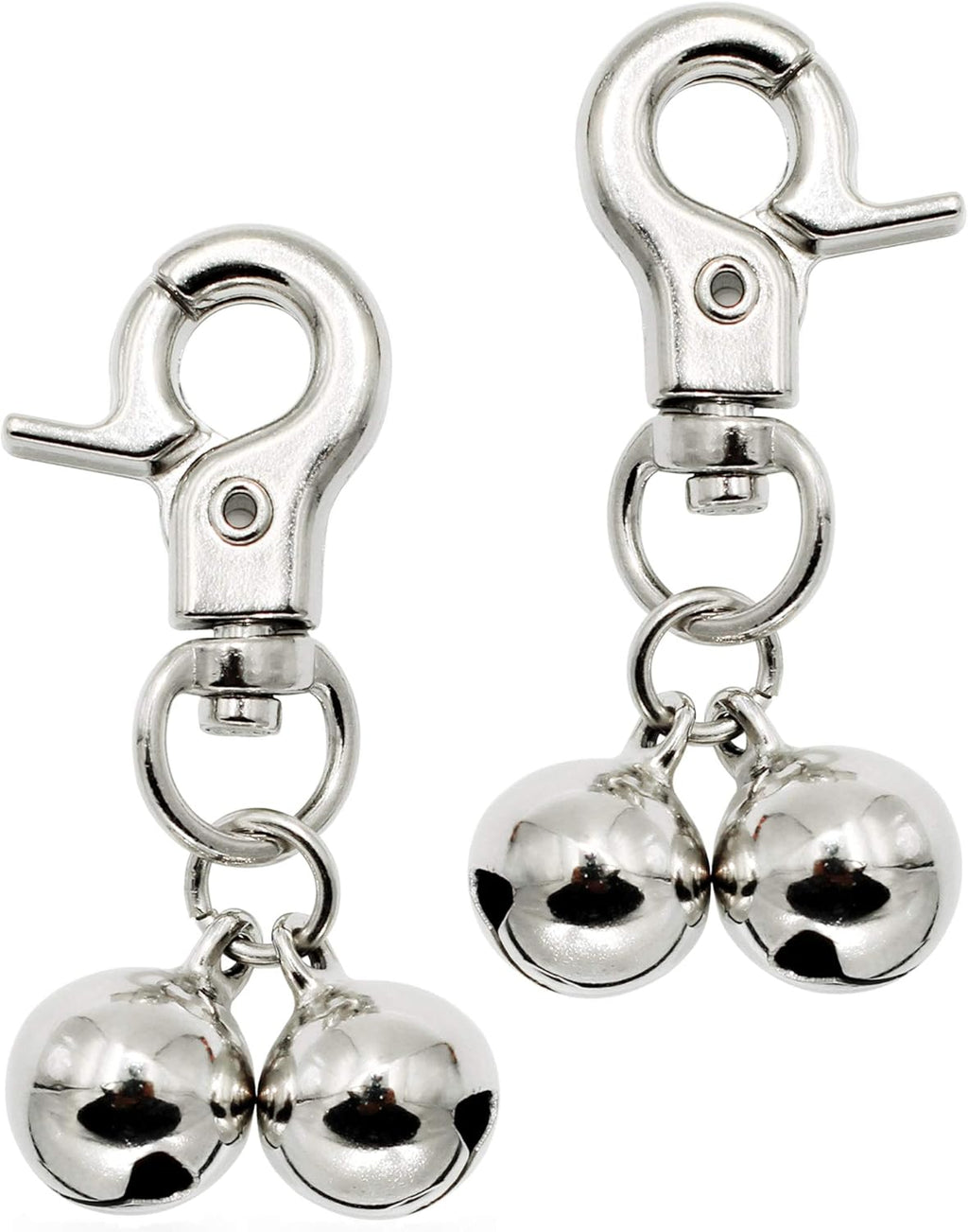 KITTAIL stainless steel dog collar bells front view tracking accessory