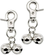 KITTAIL stainless steel dog collar bells front view tracking accessory