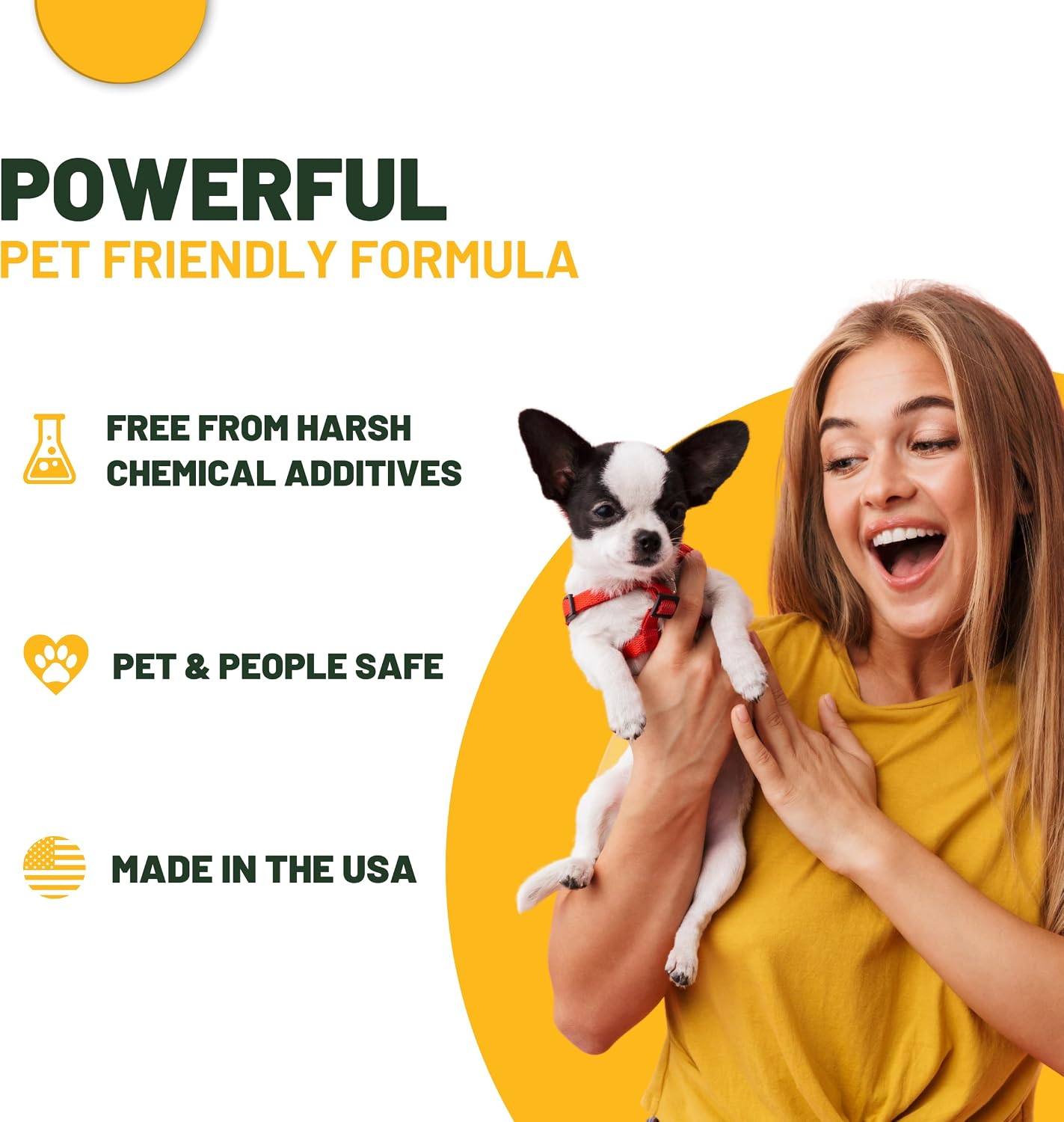 USA imported enzymatic cleaner breaking down tough pet feces and vomit accidents