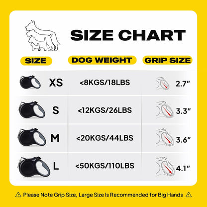 Fida pet leash ergonomic handle design
