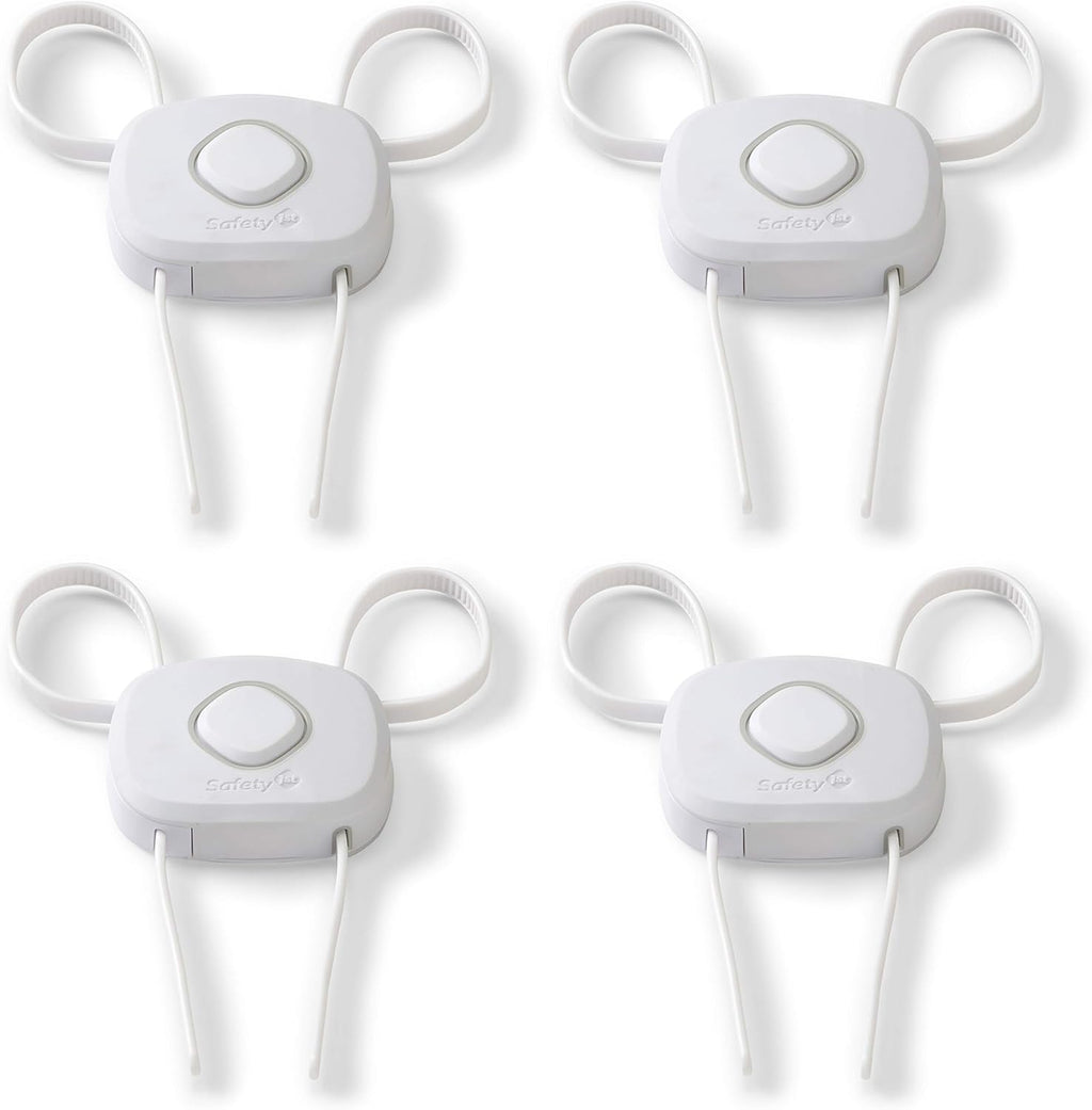 Safety 1st OutSmart Flex Lock white four pack front view