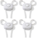 Safety 1st OutSmart Flex Lock white four pack front view