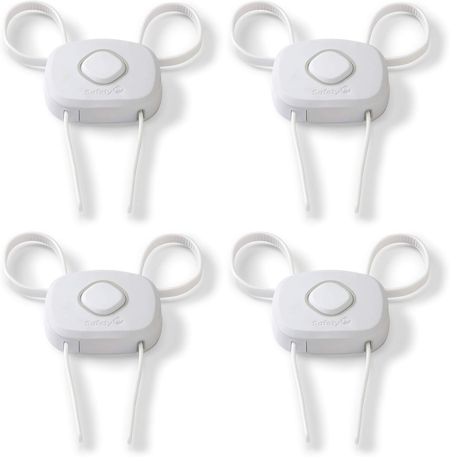 Safety 1st OutSmart Flex Lock white four pack front view