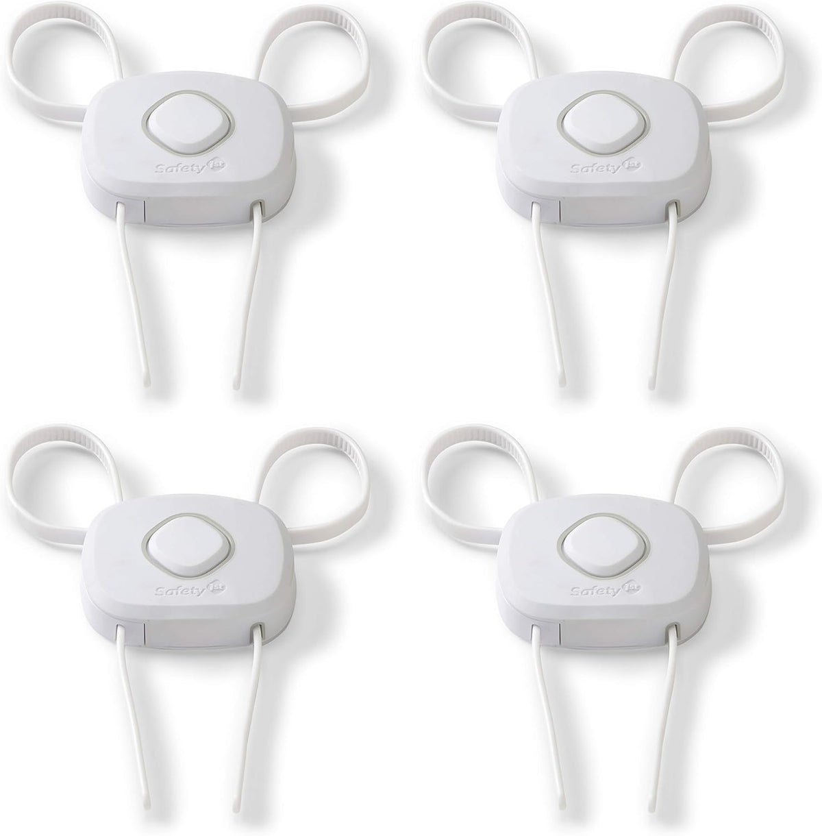 Safety 1st OutSmart Flex Lock white four pack front view
