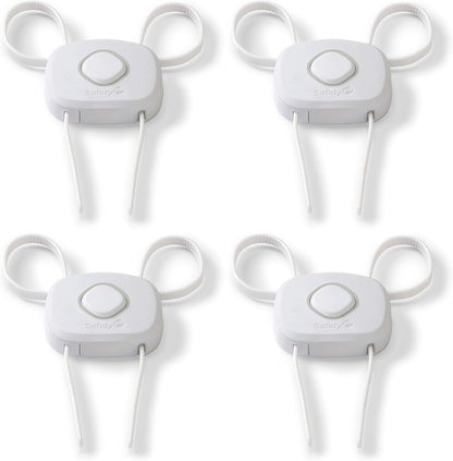 Safety 1st OutSmart Flex Lock white four pack front view