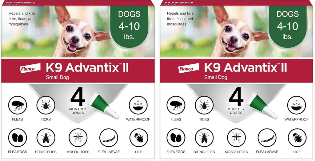 K9 Advantix II Small Dog Vet-Recommended Flea, Tick & Mosquito Treatment & Prevention | Dogs 4-10 lbs. | 1-Mo Supply - Image 12