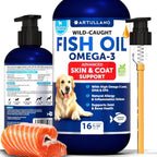 Omega 3 Fish Oil for Dogs - Better Than Salmon Oil - Skin and Coat Defense Liquid Supplement for Allergy Relief - High EPA & DHA for Shedding, Mobility, Itching, Joint & Bone Health Support - 8 FL OZ - Image 9