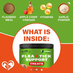 Beloved Pets oral flea treatment for dogs daily multi vitamin supplement container