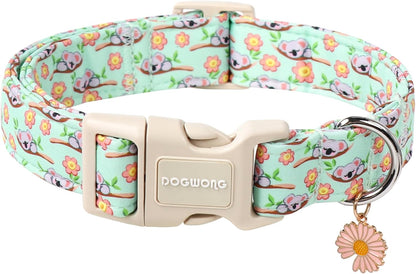 DOGWONG Yellow Bee Dog Collar- Cute Fun Dog Collars Adjustable Designer Spring Puppy Yellowe Dog Collar for Small Medium Large Dogs M - Image 14