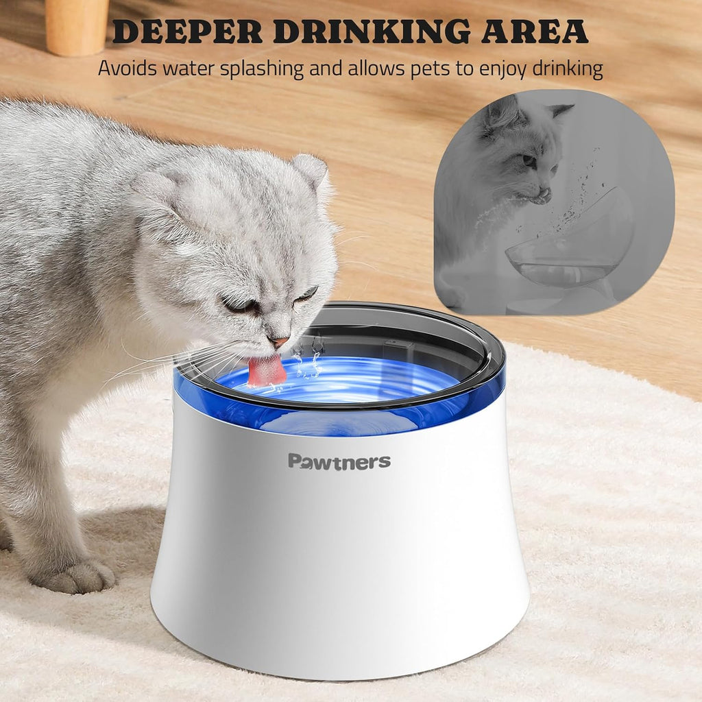 Close up of Pawtners vortex filtration system for pet water