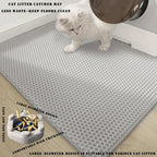 Soft and non toxic pet litter box mat for sensitive paws