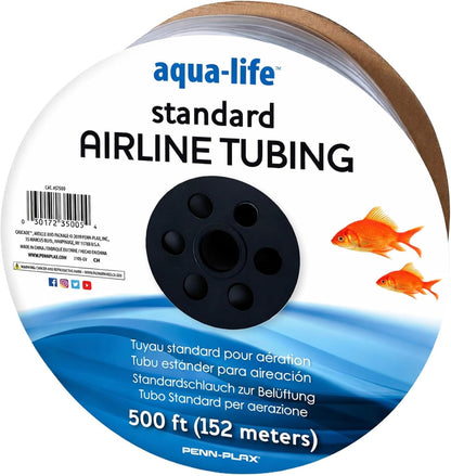Penn-Plax Aqua-Life Standard Airline Tubing - 3/16 Inch Flexible Airline Hose for Aquarium Pumps, Fish Tank Line for Air Stones & Filters - Safe for Freshwater & Saltwater - 25 ft Long, Clear - Image 12