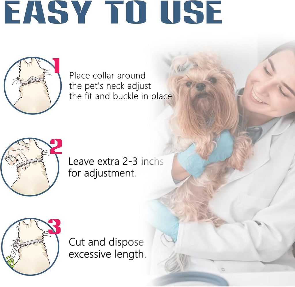 Included flea comb and tick removal tweezers for dogs