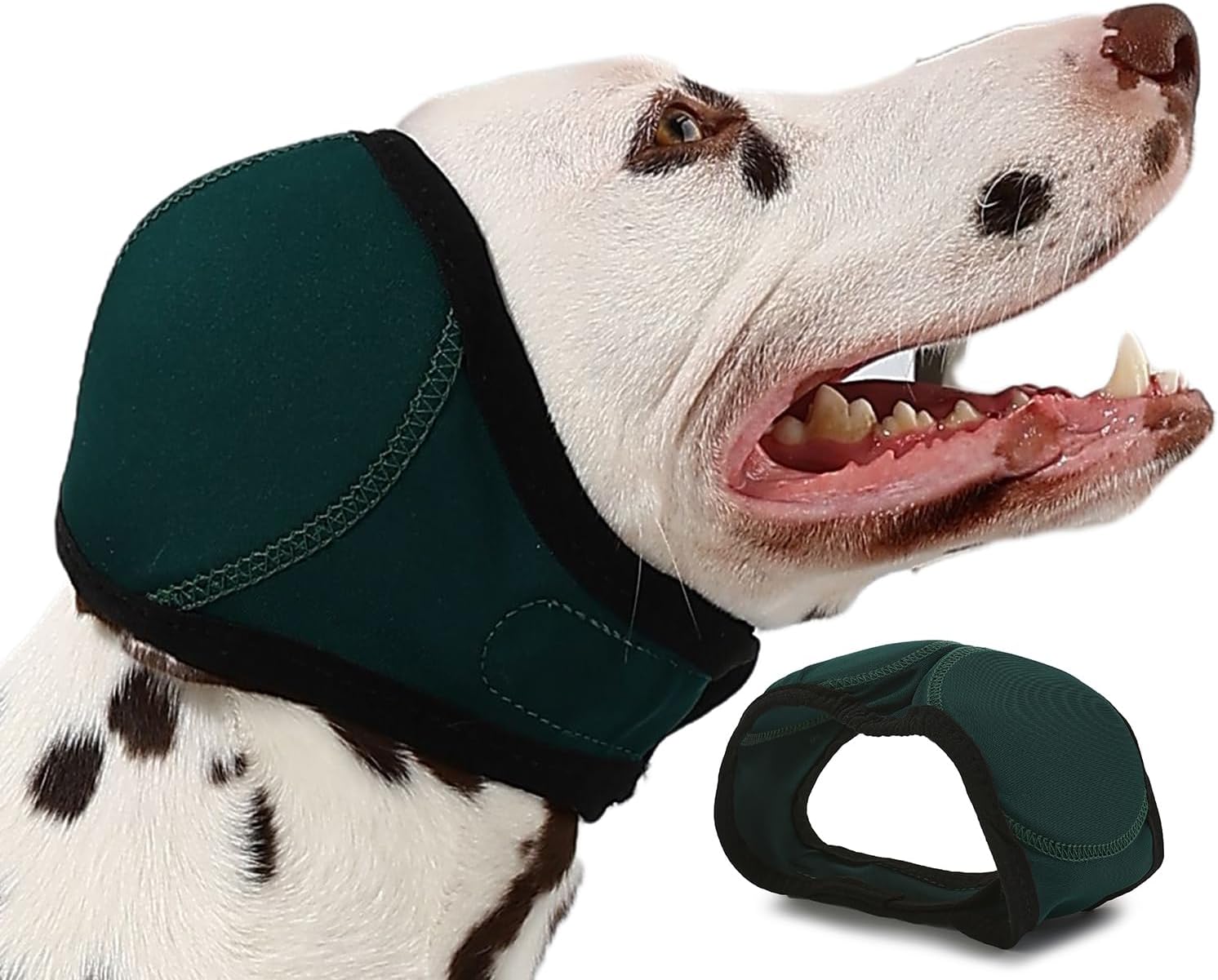 Dog Ear Muffs Wrap for Hematoma, Bathing, Drying, Swimming & Noise Anxiety Relief- Elastic Waterproof Ear Protection with Calming Hoodie Design for Grooming - Image 11