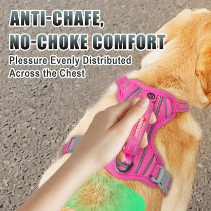 Barkbay dog harness showing the easy control top handle feature