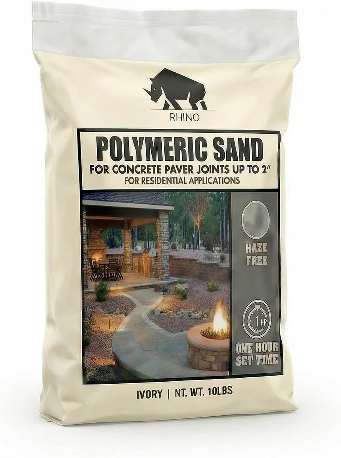 Rhino Power Bond Plus - Polymeric Sand for Pavers and Stone Joints up to a Maximum of 2 inches. (10 Pound, Brown) - Image 12