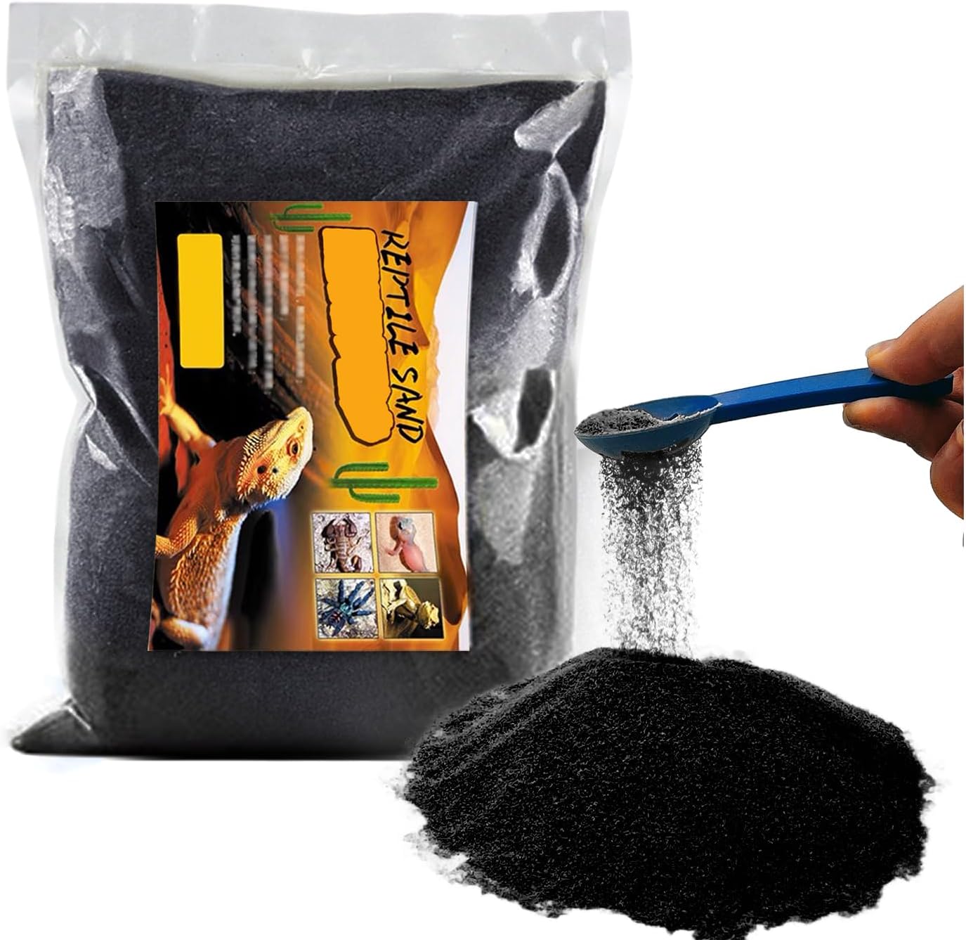 BNOSDM Reptile Sand,2.2lb Bearded Dragons Sands Substrate Bedding,Lizard Yellow Desert Blend Sands for Snakes Geckos Tortoises Turtle Tarantula - Image 8