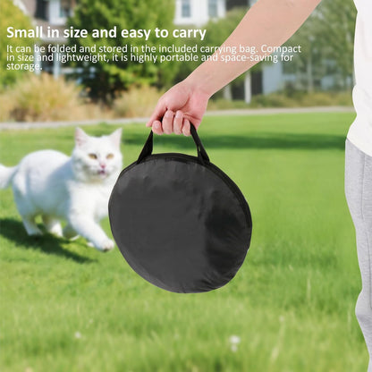 Outdoor Cat Enclosure, 2-in-1 Portable Pop Up Cat Mesh Tent with Tunnel for Cat Run, Easy Set Up and Foldable Catio Playground for Indoor Cats, Rabbits & Small Animals, Includes Storage Bag - Image 9
