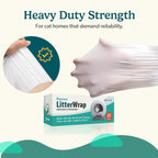 Multi cat household friendly puncture resistant pet waste disposal bags demonstration