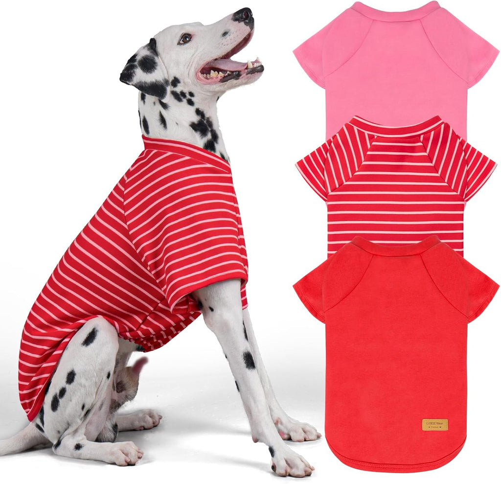 KYEESE 2Pack Dog Sweater, Soft Pet Sweatshirt Stretchy Pullover Dog Sweater for Medium Large Dogs Boy, Lightweight Fleece Pet Shirt Clothes with Sleeves, 2XL - Image 9
