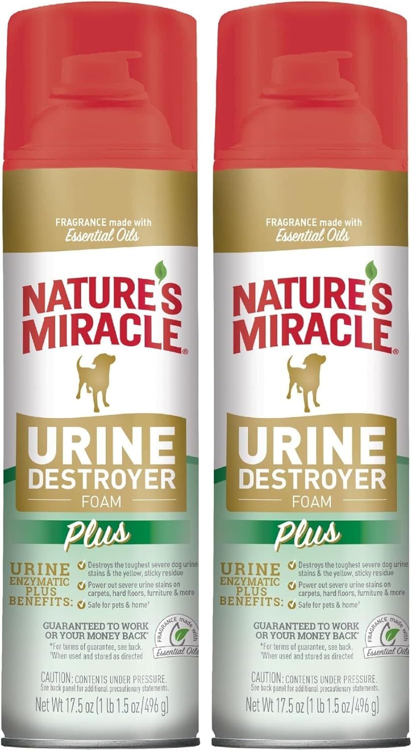 Nature's Miracle Urine Destroyer Plus for Dogs, Enzymatic Formula for Severe Dog Urine Stains, 32 oz - Image 11