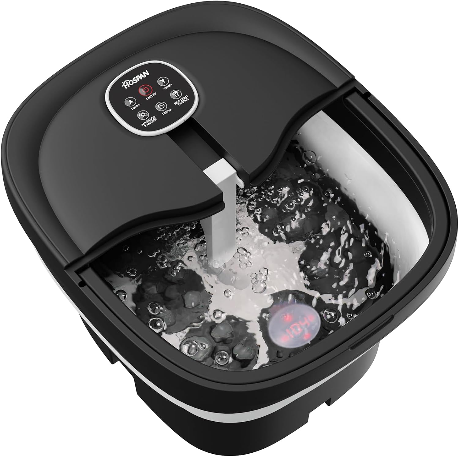 Hospan collapsible electric foot spa front view