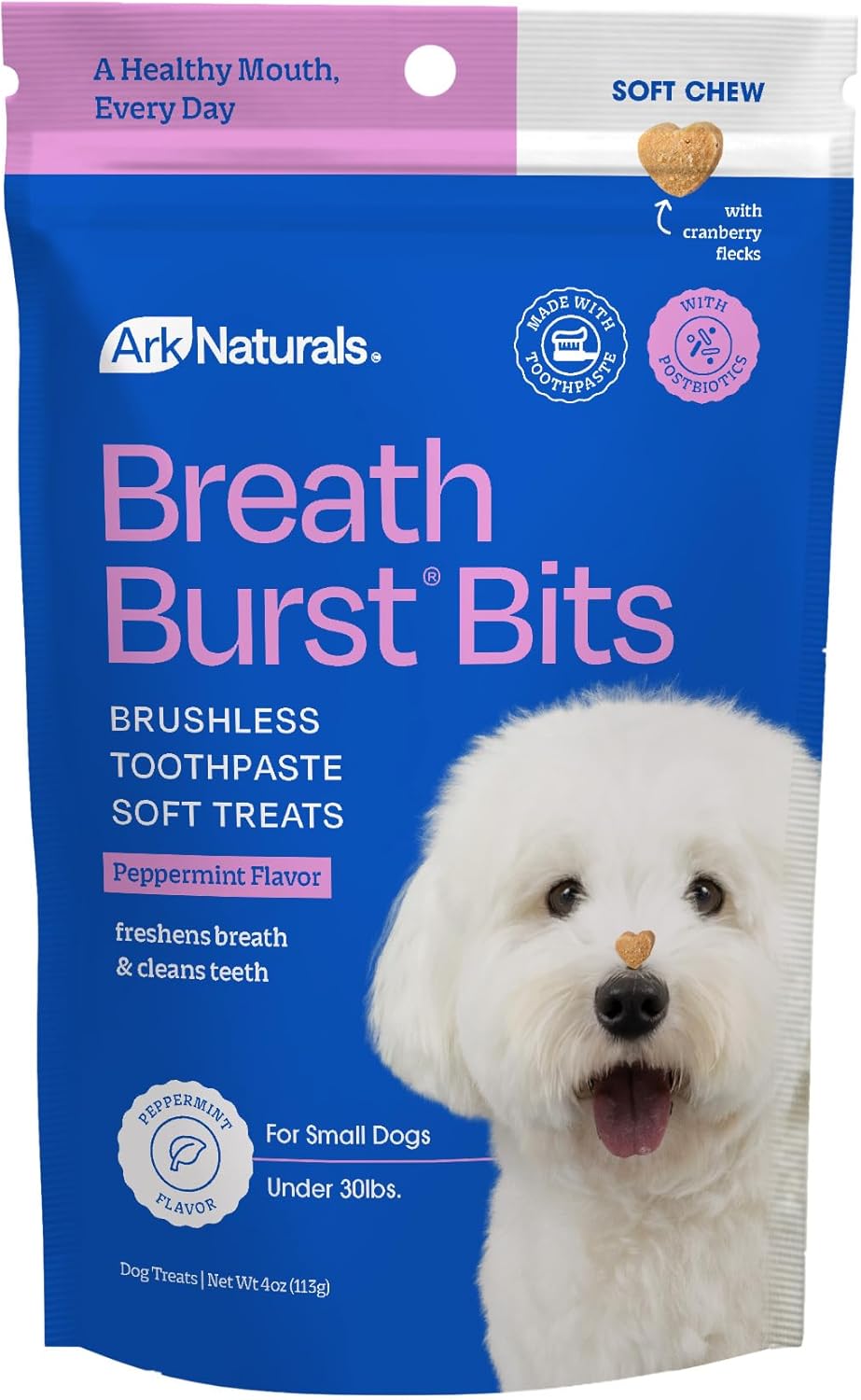 ARK Naturals Breath Bursts Brushless Toothpaste, Dog Dental Sticks for Large Breeds, Unique Texture Helps Clean Teeth & Freshen Breath, Peppermint, 6 oz, 1 Pack - Image 11