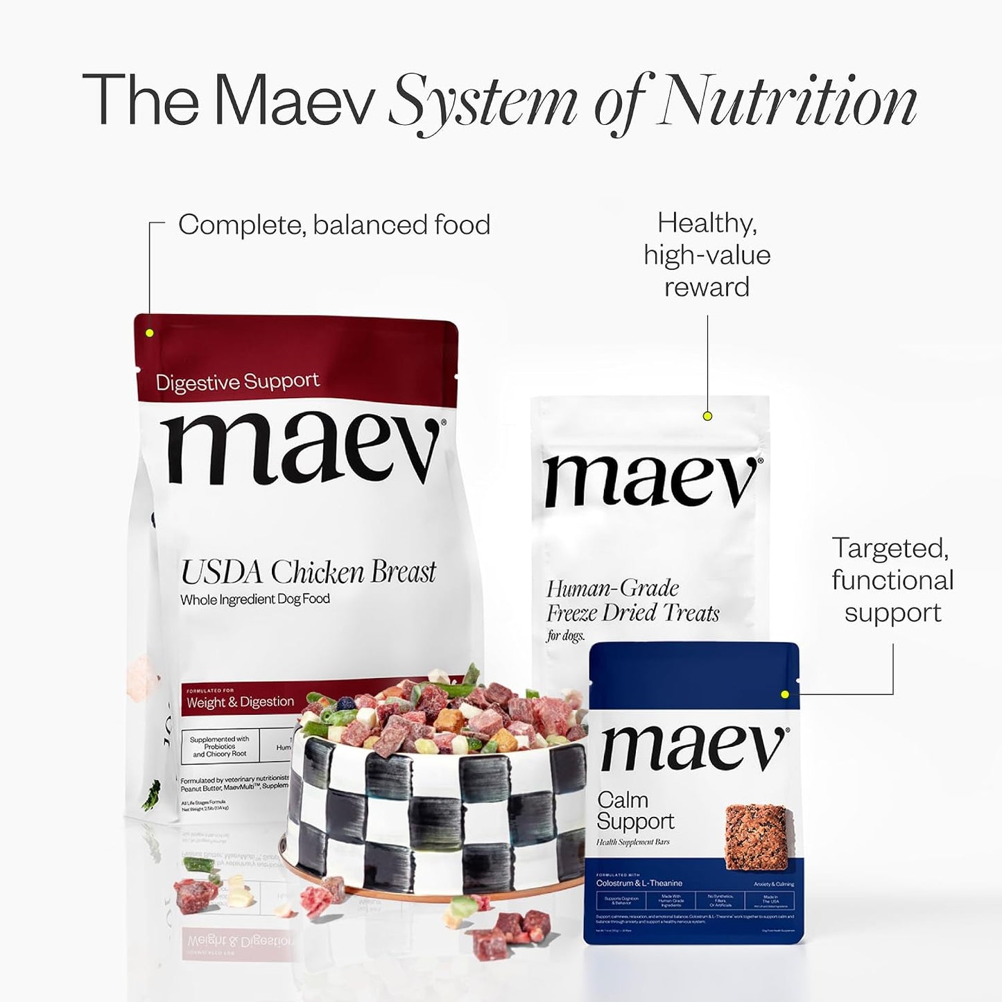 Maev Human-Grade Fresh-Frozen Chicken Puppy Food | High-Protein, Grain-Free, Whole Ingredient Raw Dog Food | Complete & Balanced for Growth with Colostrum & Probiotics | Made in USA | 10 lb - Image 10