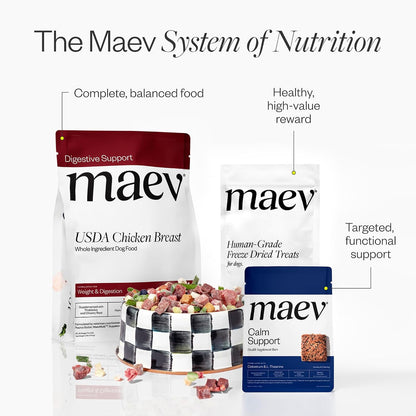Maev Human-Grade Fresh-Frozen Chicken Puppy Food | High-Protein, Grain-Free, Whole Ingredient Raw Dog Food | Complete & Balanced for Growth with Colostrum & Probiotics | Made in USA | 10 lb - Image 10