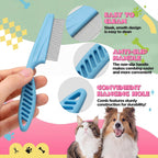SiliFine pet grooming tool with anti-slip handle