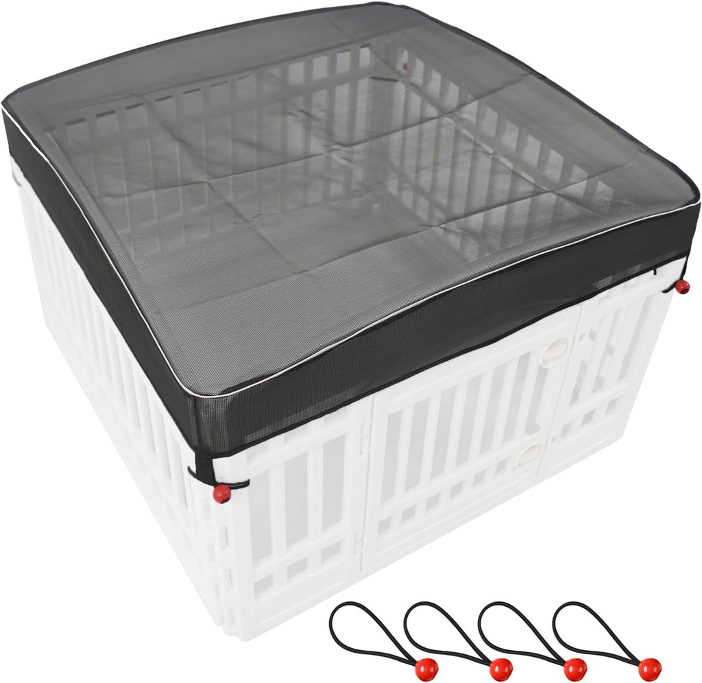 Dog Playpen Bottom Pad Fits for 35 Inch 4 Panels Exercise Pet Playpen, Dog Crate Pad Puppy Playpen Pad Leakproof Non-Slip(Playpen Not Included) Gray - Image 9